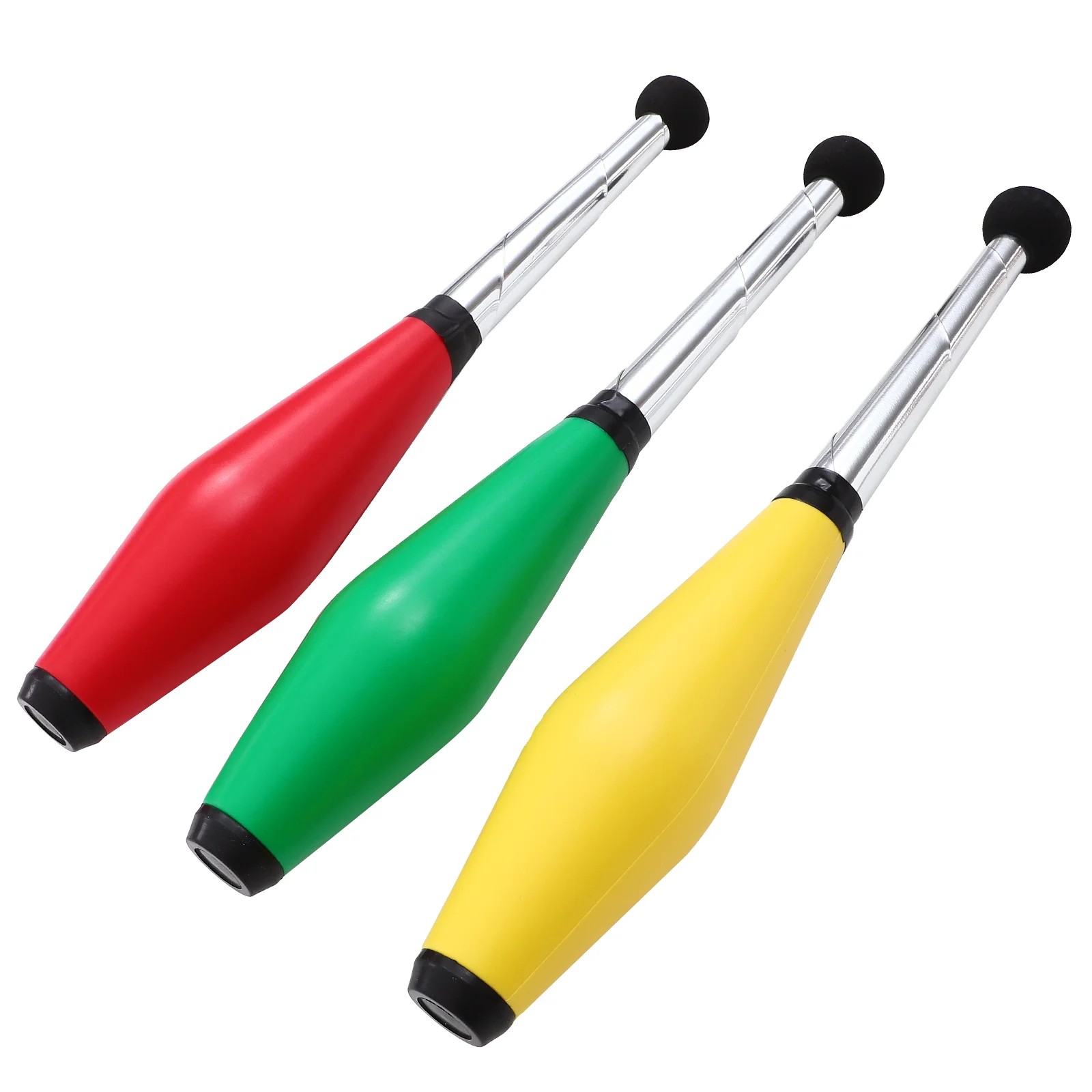 

3 Pcs Juggling Stick Outdoor Playset Professional Sports Toy Kids Plaything Handle Performance Props Child Stage