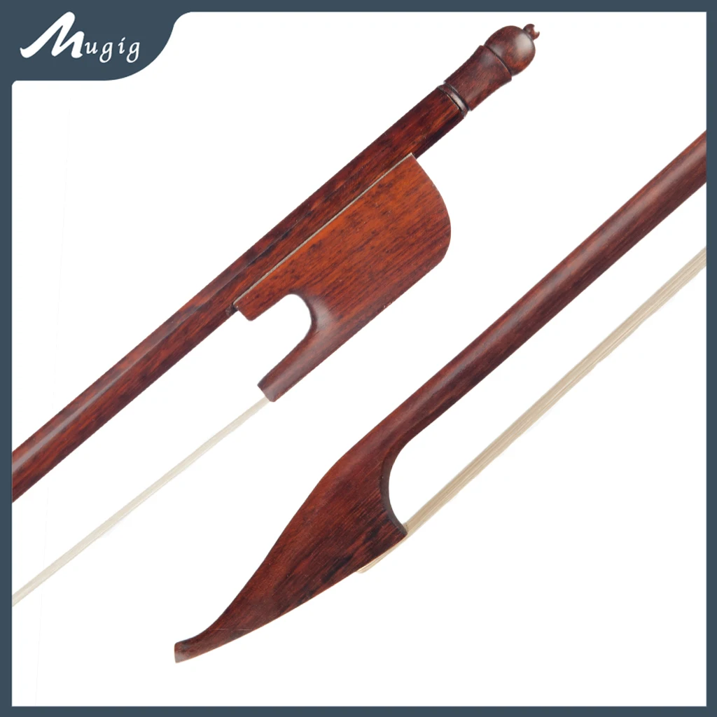Vintage Handcraft Baroque Style 4/4 Size Acoustic Cello Bow Standard Snakewood For Electric Silent Cello Bow W/Snakewood Frog