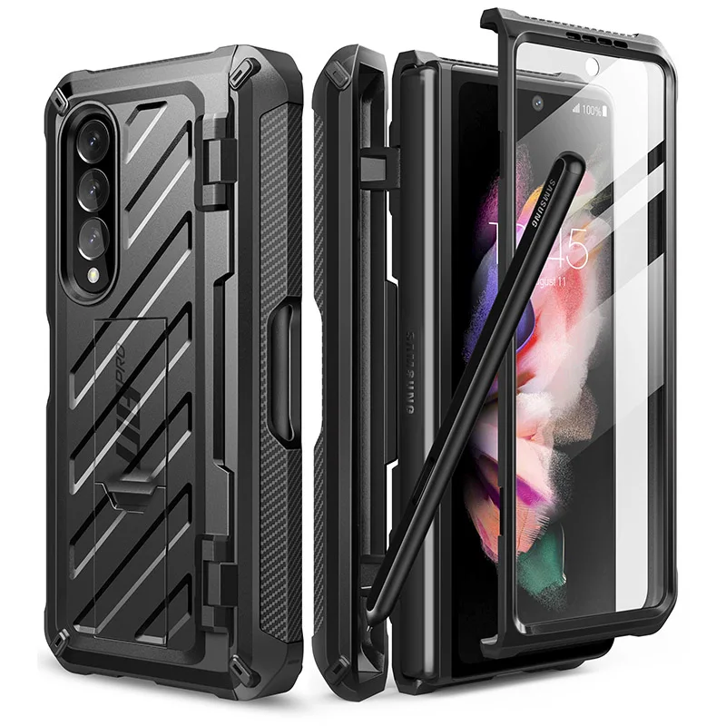 Tanie Do Samsung Galaxy Z Fold 3 Case 5G (2021) SUPCASE UB Pro Full-Body Dwuwarstwowa Wytrzymała Obudowa Z Wbudowanym Ochraniaczem Ekranu Kup Do Samsung Galaxy Z Fold 3 Case 5G (2021) SUPCASE UB Pro Full-Body Dwuwarstwowa Wytrzymała Obudowa Z Wbudowanym Ochraniaczem Ekranu