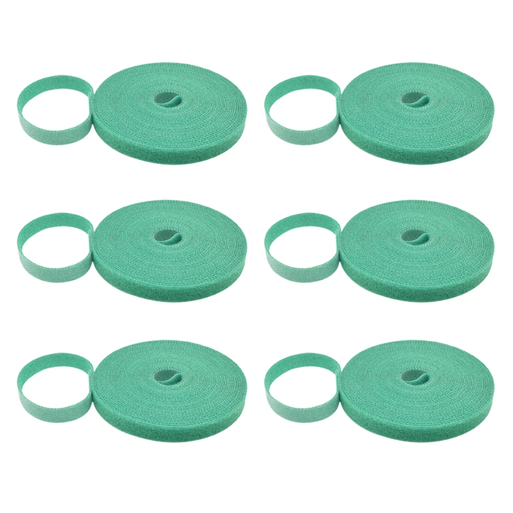 

Зелёный нейлоновый бандаж для растений, нейлоновый бандаж для растений, петля для сада, в форме растения, лента, аксессуары