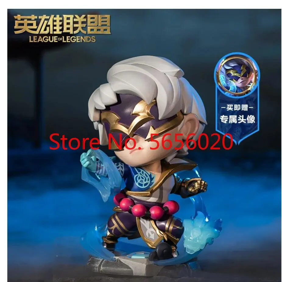 

OrIginal League of Legends Lee Sin Dragon Skin Cartoon Toy Game Garage Kit Movable Doll Anime Figure Toys Model Christmas Gift