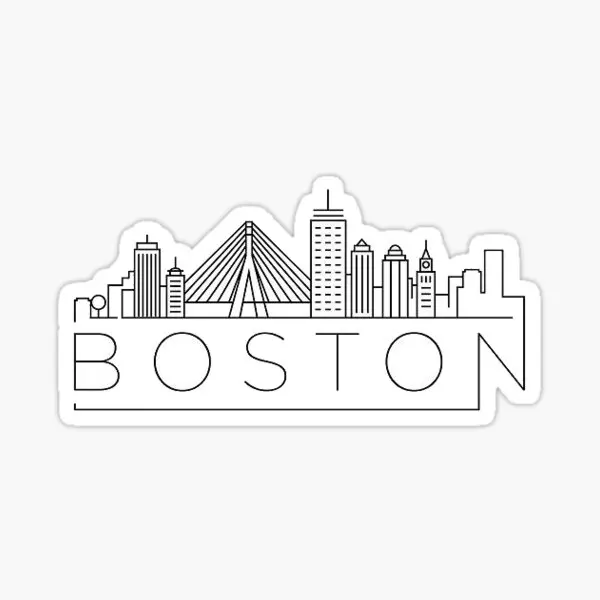 

Бостон 5 шт. наклейки для печати мультфильм дом Милая комната фон стены бутылки воды окно ноутбук гостиная автомобиль Искусство Дети