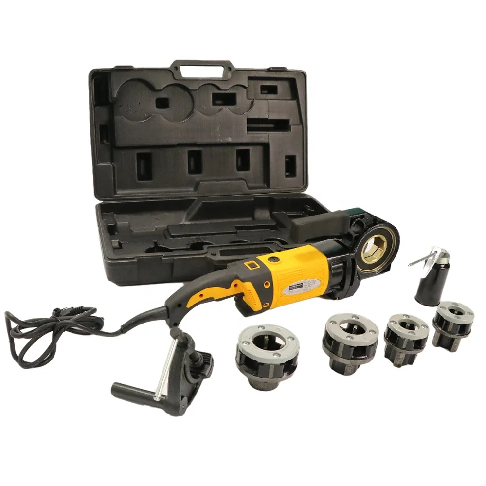 

1700W Electric Portable Pipe Threader Portable Threading Machine 6 die head 1/2 - 2 Inch
