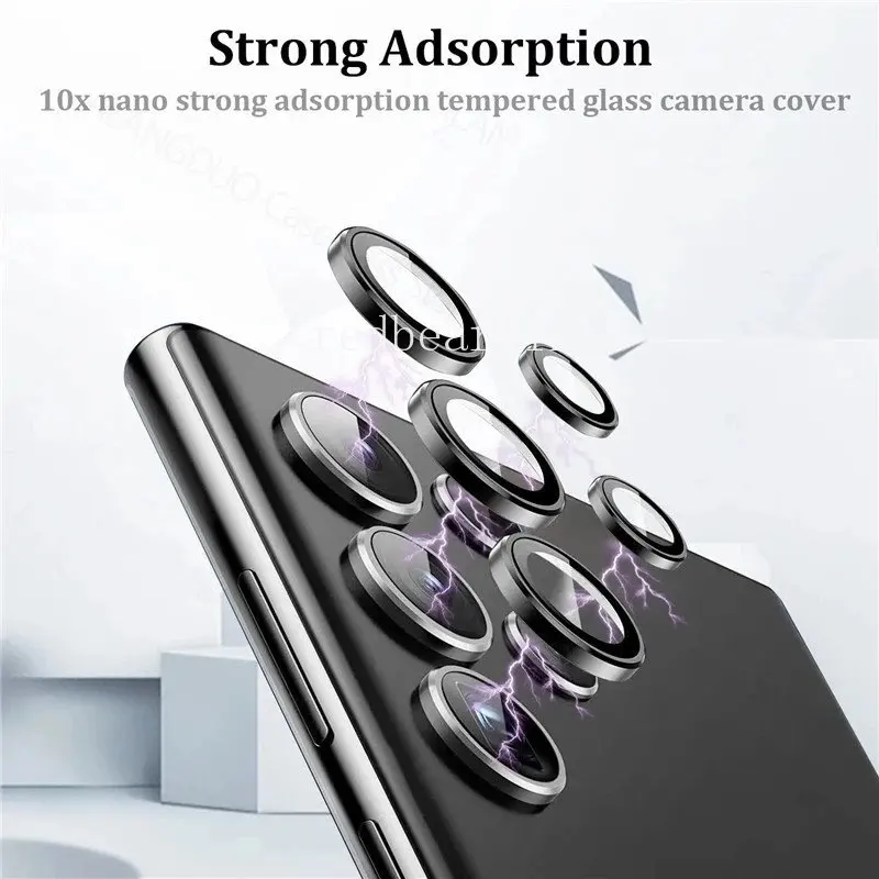 50pcs Camera lens Glass Protector for Samsung S22 Ultra 5G S23 Ultra Lens Cover Tempered Glass for S22 Ultra Lens Case