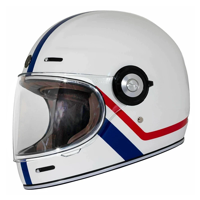 Torc-casco de motocicleta Vintage para hombre, protector de cara completa, Retro, personalidad, locomotora