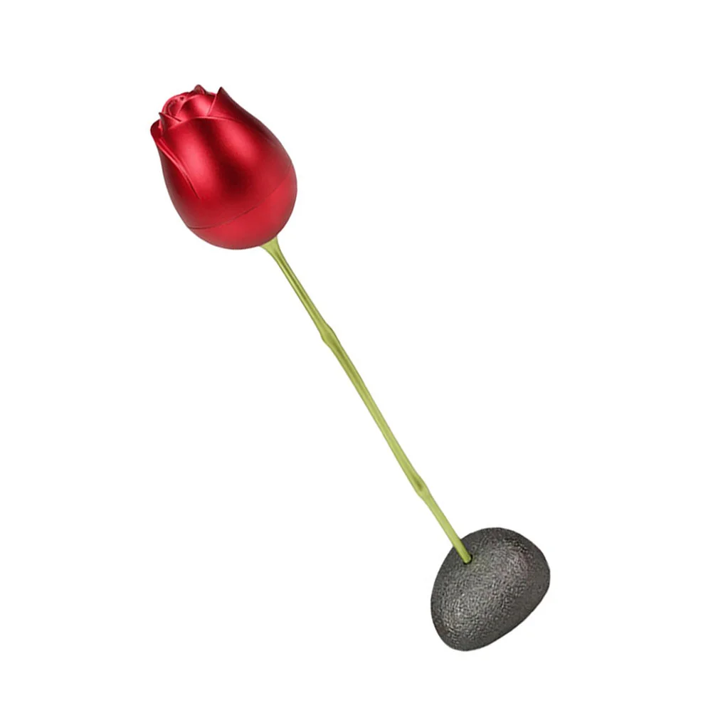 

1Set Simulated Rose Ring Box Ring Box Rose Ring Case Jewelry Case for Decor Gift Festival