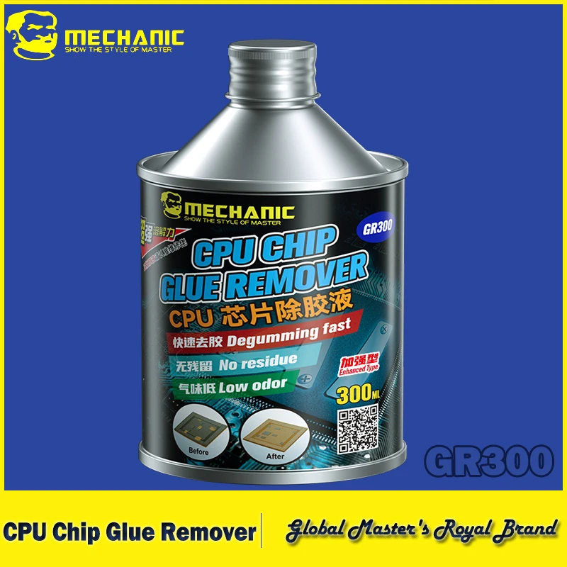 【MECHANIC】 GR300 CPU IC Chip Жидкость для удаления клея материнская плата телефона черный