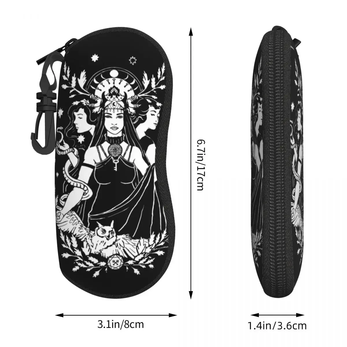 Индивидуальные очки Hekate с тройной богиней мужские и женские мягкие