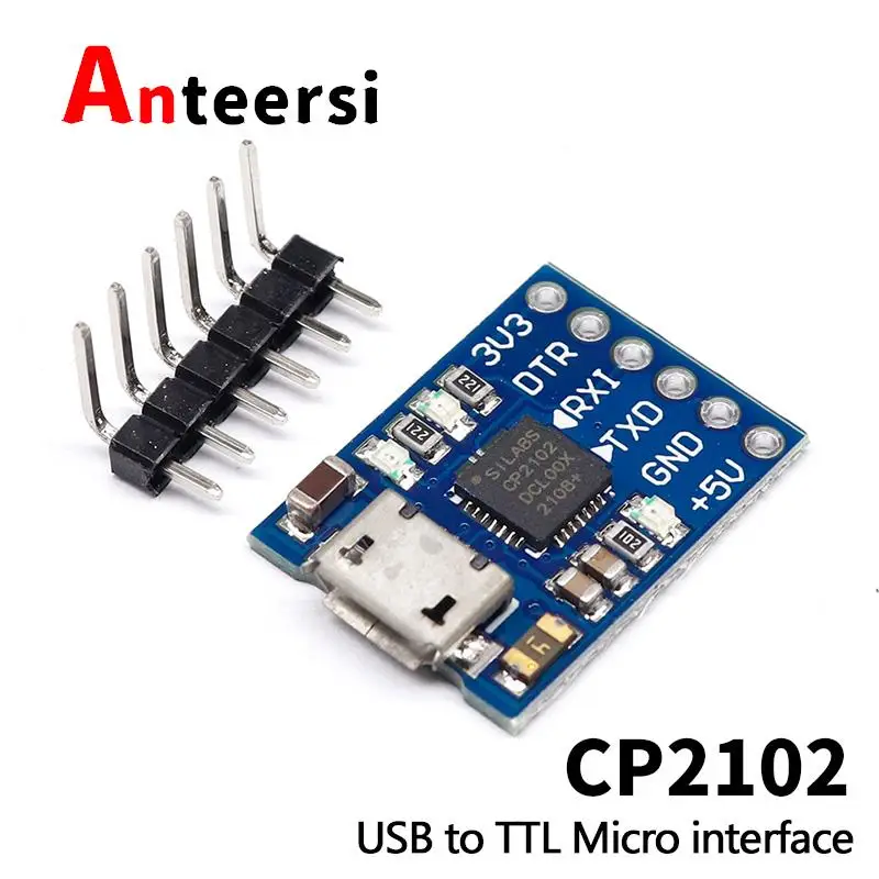 

CJMCU CP2102 MICRO USB к UART TTL модуль 6-контактный последовательный преобразователь UART STC Замена FT232 новый для arduino.