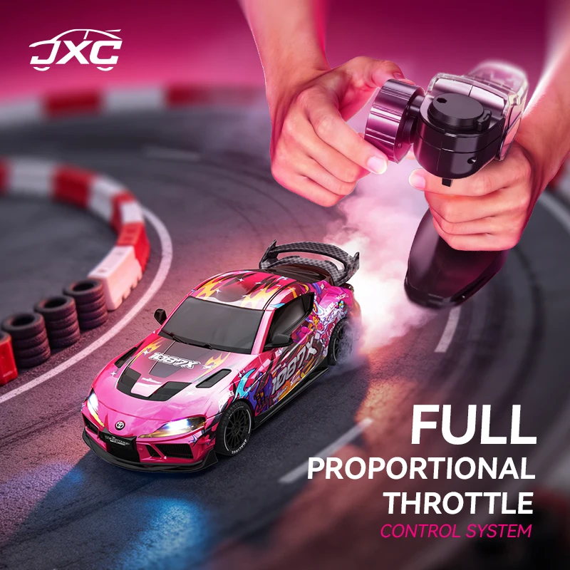 Фото JXC 1087X 1/43 Машинка для дрифта Supra RC, полноприводная, с пропорциональным управлением, миниатюрная игрушечная машинка, литая металлическая статическая модель, гироскопическая машинка для коллекционеров №4