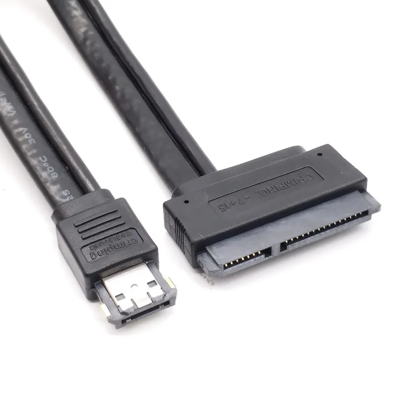Новый двойной силовой Esata Usb 12 В 5 в Combo к 22pin Sata Usb жесткий диск кабель высокого качества Лидер продаж, аксессуары