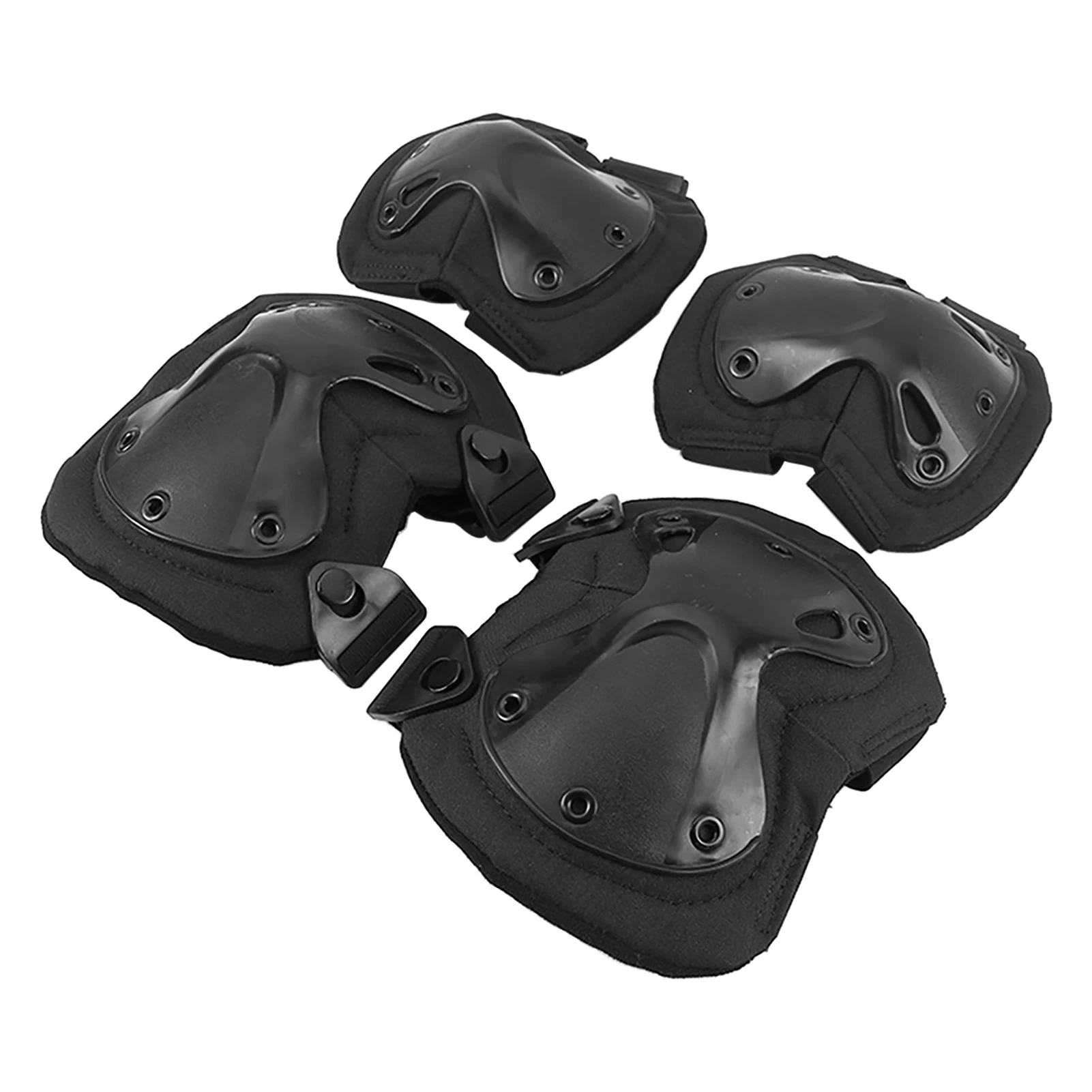 

4pcs/pack Brace Support Guard Skating Cycling Racing Off Road Elbow Protector Knee Pad Motocross Skateboarding Motorcycle Riding