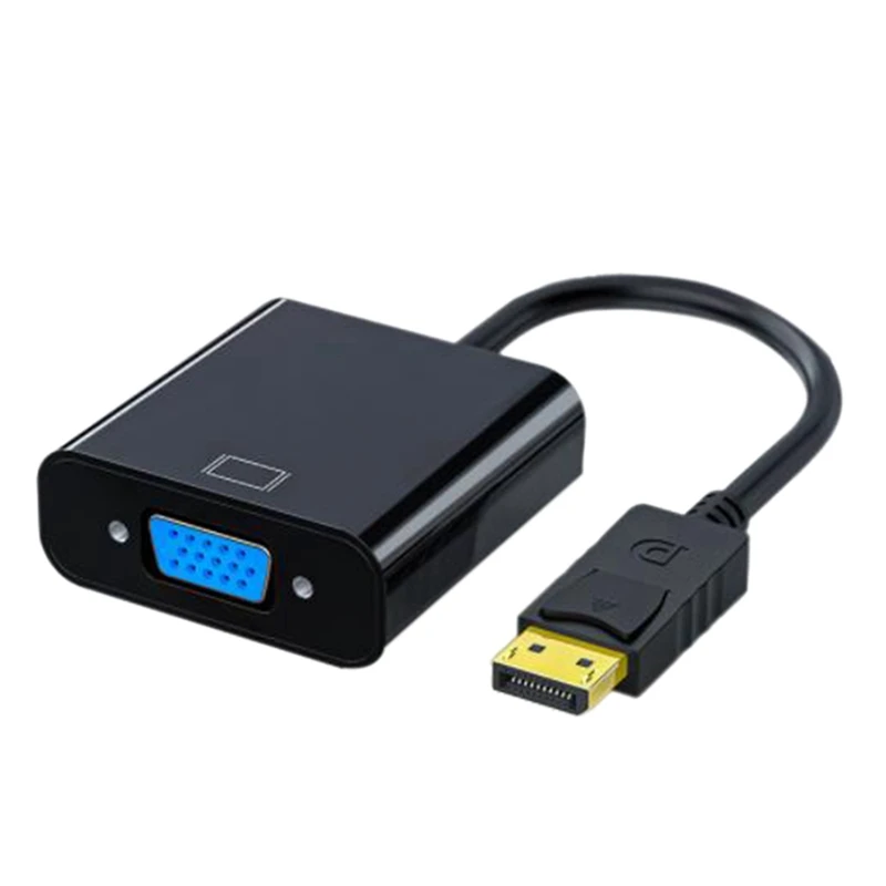 

Male Display Port DP To VGA Female Adapter Cable Converter For Projector DTV TV HDVD Player 1080P Adapter
