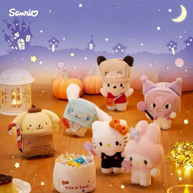 Sanrio Хэллоуин милый призрак Куроми Cinnamoroll My Melody Onpompurin Glow Kawai Hello Kitty кулон детский