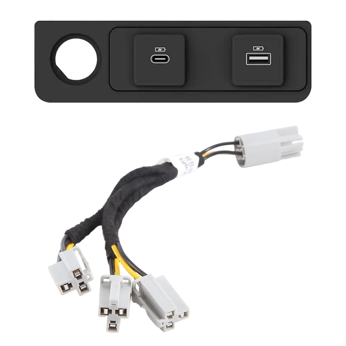 Автомобильный USB-порт Type-C для Land Rover Range Sport L494 2014-2017 порт быстрой зарядки в заднем