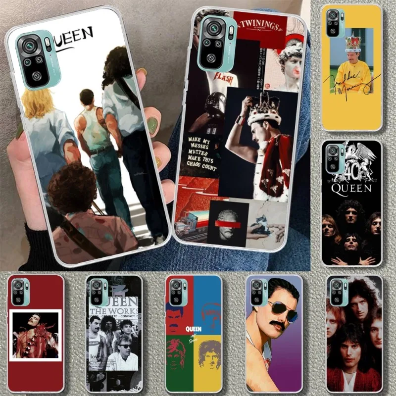 Freddie Mercury Queen чехол для телефона Xiaomi 12 11T 10 9 Redmi Note 11 10S Pro 9A 8 Прозрачный |