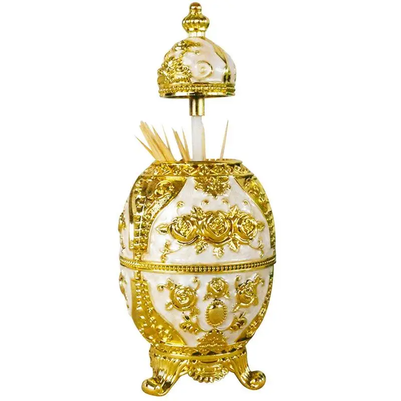 

Toothpick Container Decorative Dispenser Box For Tooth Picks Exquisite Home Decor Hygienic Toothpicks Holder For Kitchen Dining