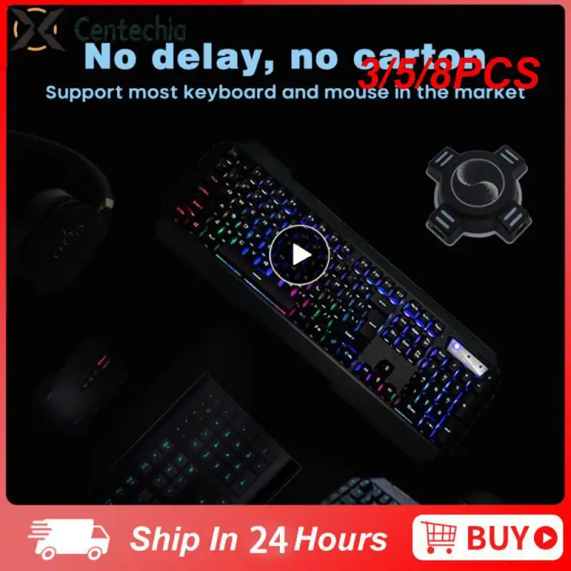 

3/5/8PCS Conversion Box Simply Plug And Play Keyboard Mouse Converter High Quality Abs Material Converter Adapter