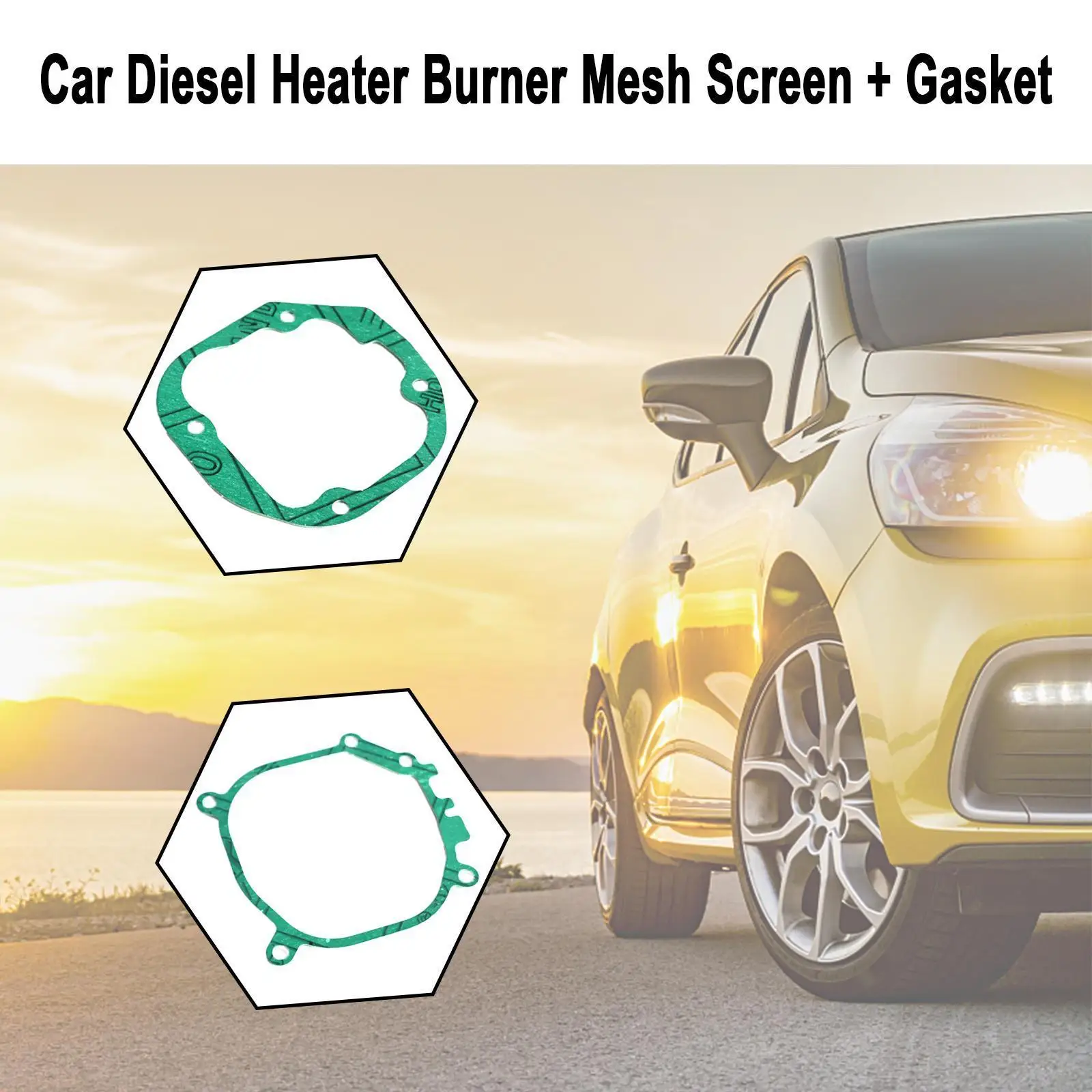 

Сетчатый экран для автомобильного нагревателя + прокладка для Webasto Thermo Top C At3500 At5000 воздушные нагреватели N7q2