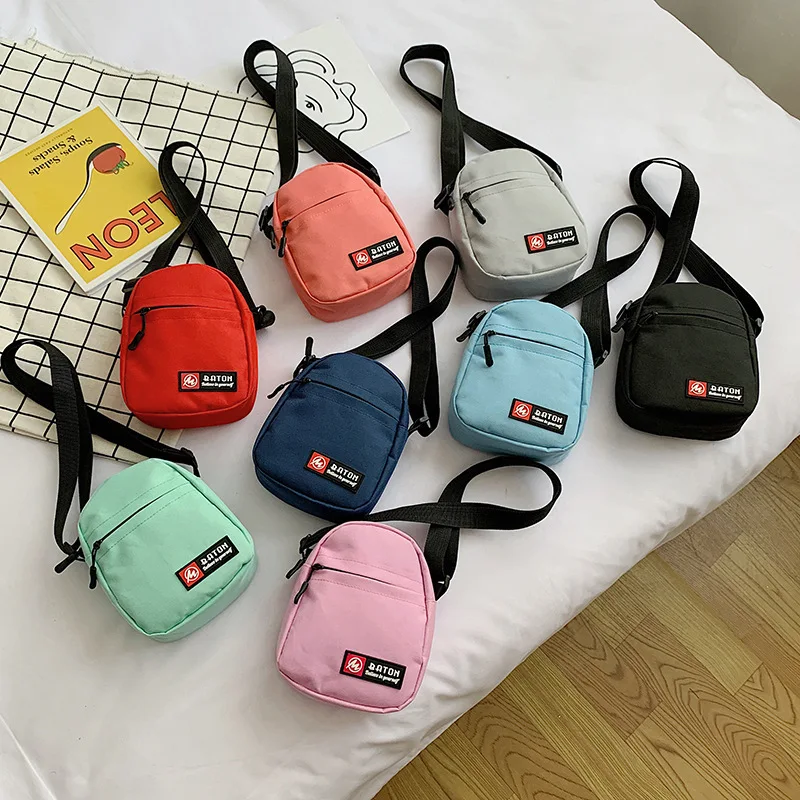 

Kawaii Cute Sweet Letter Cell Phone Bag Korean Students Shoulder Crossbody Bags Fashion Women Mini Bags Small Bag TWomen's Bag
