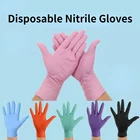 Перчатки нитриловые одноразовые гипоаллергенные для защиты рук, 100 шт.