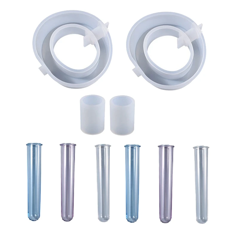 

LUDA Resin Mold for Plant Propagation Station Epoxy Vase Silicone Mold Resin Casting Mold for Hydroponic/Flowers