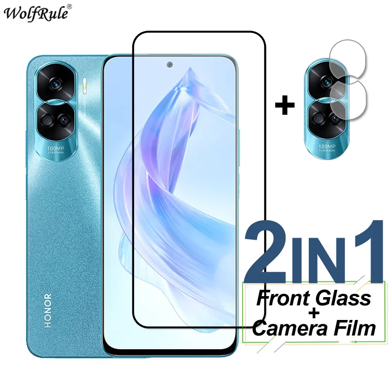 

Full Cover Tempered Glass For Honor 90 Lite Screen Protector Protective Glass Honor 50 70 Lite Camera Lens Film On Honor 90 Lite