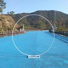 Стенд Арка из кованого железа для свадебного фона, украшение для вечеринки в честь Дня рождения, с подставкой для воздушных шаров, уличная фоновая рамка для сцены