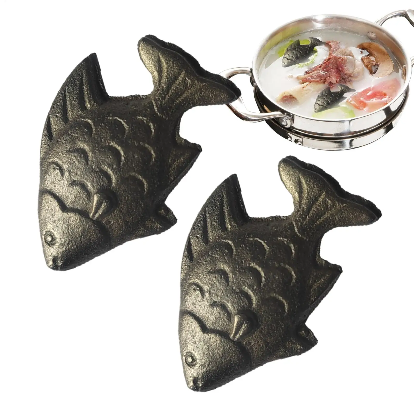 

Железная рыба, набор из 2 штук