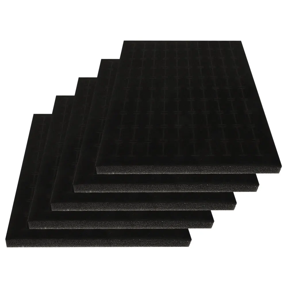 

5pcs Sponge Insert Rings Jewelry Sponge Mats Black Serving Tray Mats Jewelry Accessories