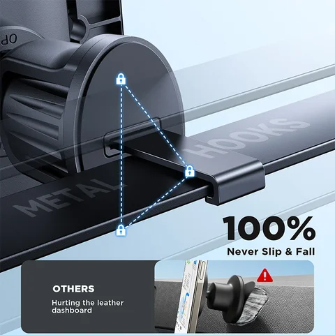 Joyroom Phone Holder Mount for Car Air Vent Hands-Free Universal Cell Phone Mounts 360° Rotation for iPhone 16 15 14 13 Pro Max