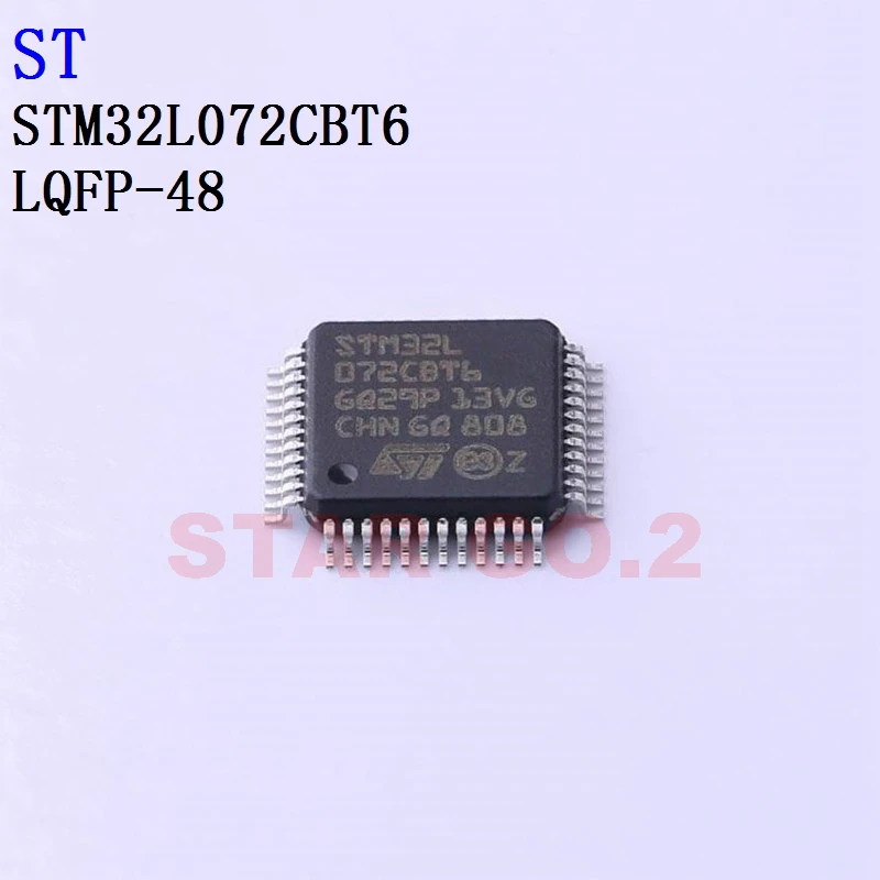 

2PCSx STM32L072CBT6 LQFP-48 ST Microcontroller