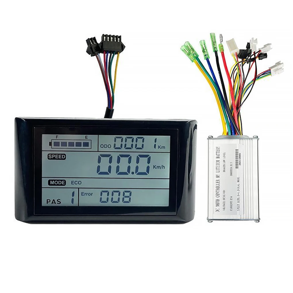 

E-bike Controller LCD Display Panel Electric Mountain Bicycle Waterproof Replacement Repairing Set Cycling Supply