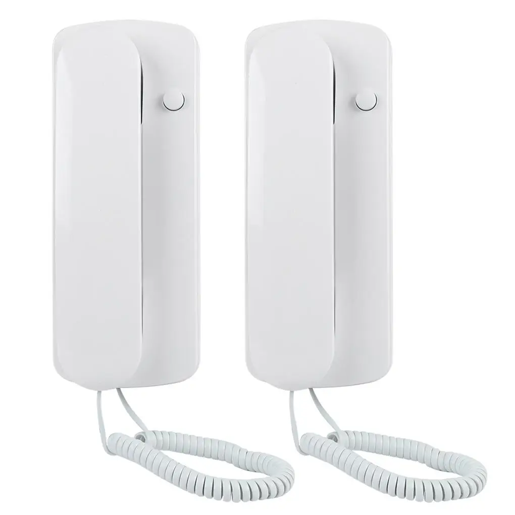 

Intercom Doorphone Two-Way High-sensitive Doorbell Style Hands-free Plastic Interphone Home Factory Hotel Restaurant
