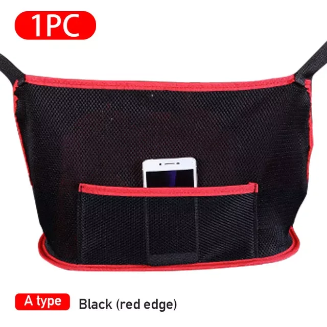 

Car Tools Car Interior Storage Bag Net Bags Phone Pocket Organizer Car Seat Side Mesh Net Pouch For Wallets Keys Pens Auto Acces