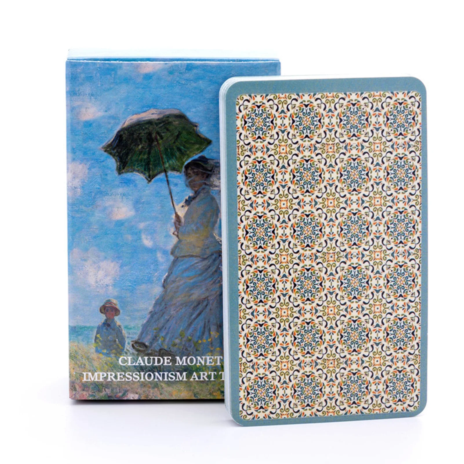 

Claude Monet Tarot Deck Impressionism Art Tarot Card Board Games For Fate Divination Party Entertainment Card Games English