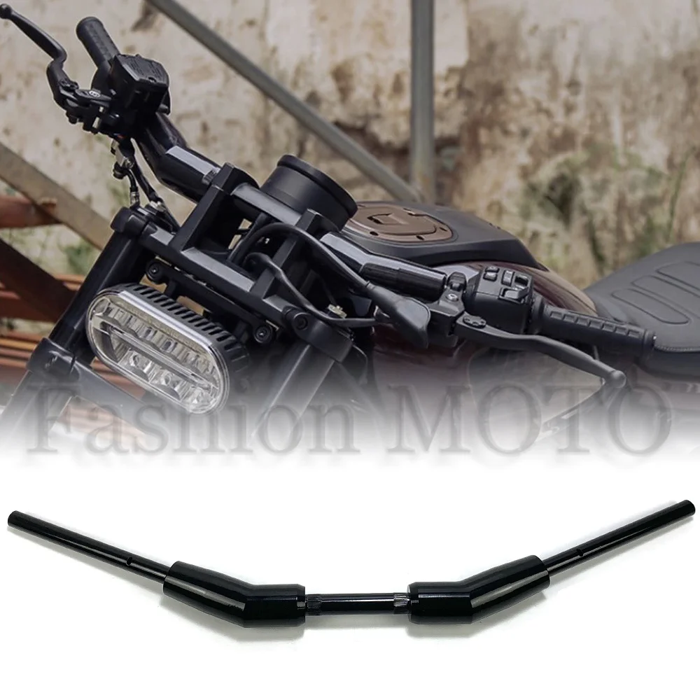 

Motorcycle 2 inch Handlebar Handle Bar 7/8'' 22mm Zero Drag Bar For Harley Sportster S 1250 RH1250S Nightster 975 2021-2023