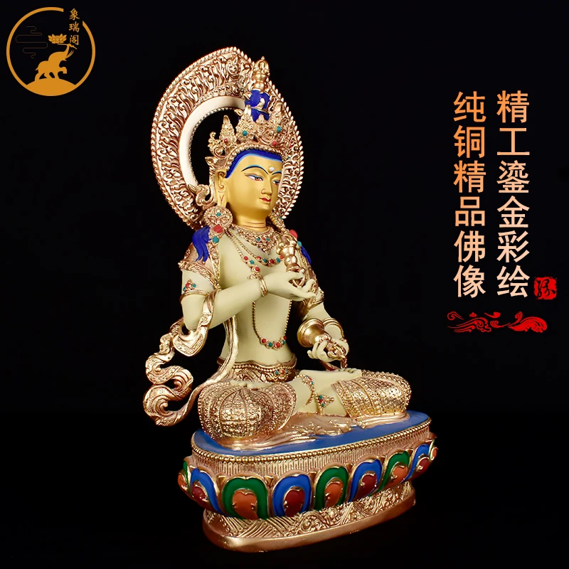 Xiangrui Pavilion Vajrasattva Тибетский Тантра Тайвань Чистая Медь позолоченная предлагающая