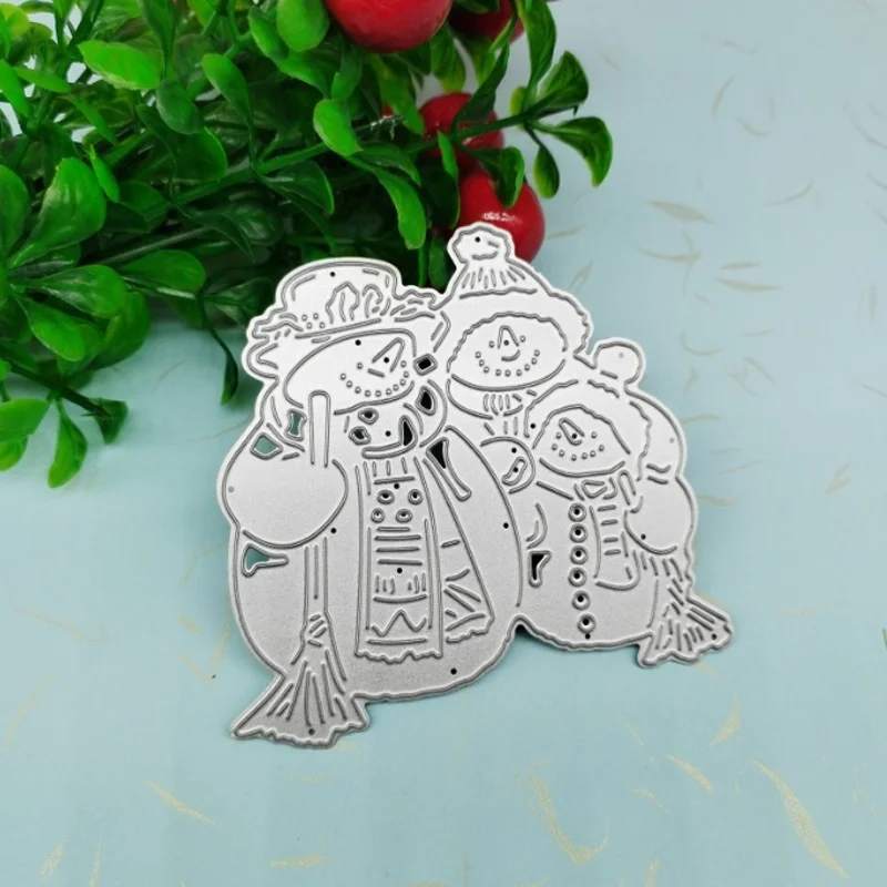 

Christmas Snowman Etching Metal Cutting Dies DIY Scrapbooking Die Cutout Wedding Party Craft Card Embossing Decoration Stencils