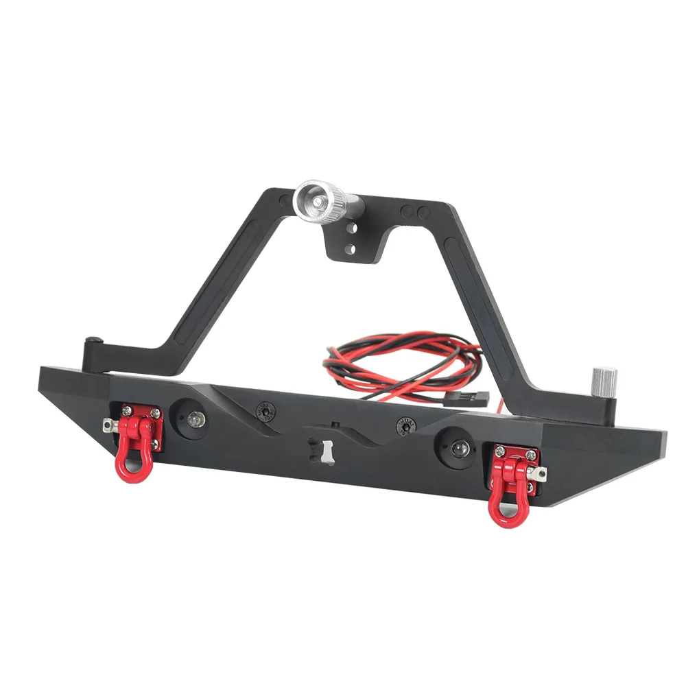 

Metal Bumper with Led Lights for 1/10 RC Crawler Axial SCX10 90046 SCX10 III AXI03007 TRAXXAS TRX4 Rear