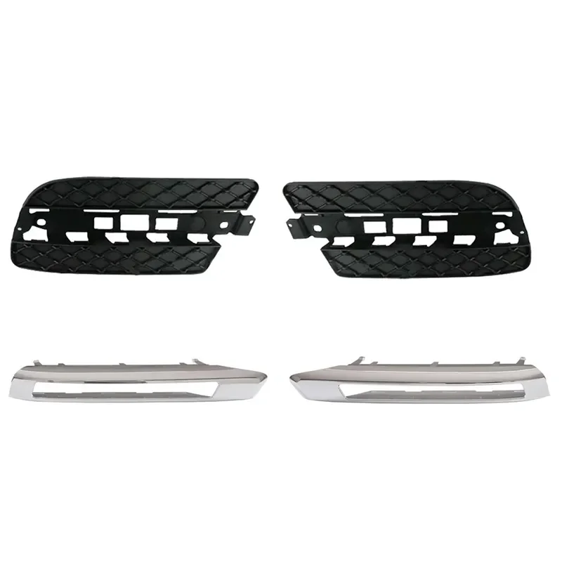 

1648847122 1648847222 1648847322 1648847422 Front Bumper Grille Fog Light Cover Trim for Mercedes Benz GL350 GL450 X164