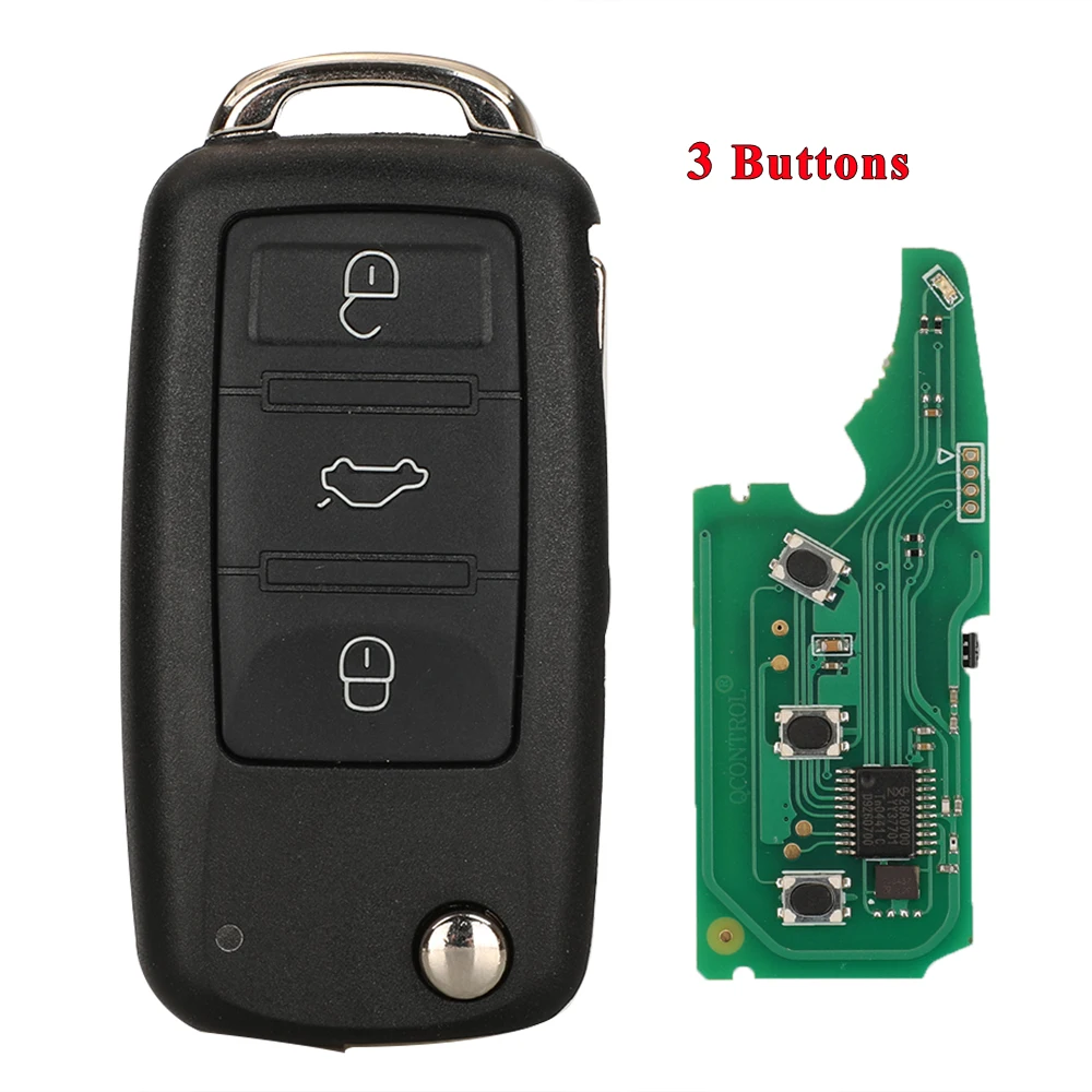 

Jingyuqin 3/4BTN 315/433 МГц ID46 откидной дистанционный автомобильный брелок для Touareg VW Touareg Phaeton 2002-2012 3D 0959753 R /3D 0959753 АК АР