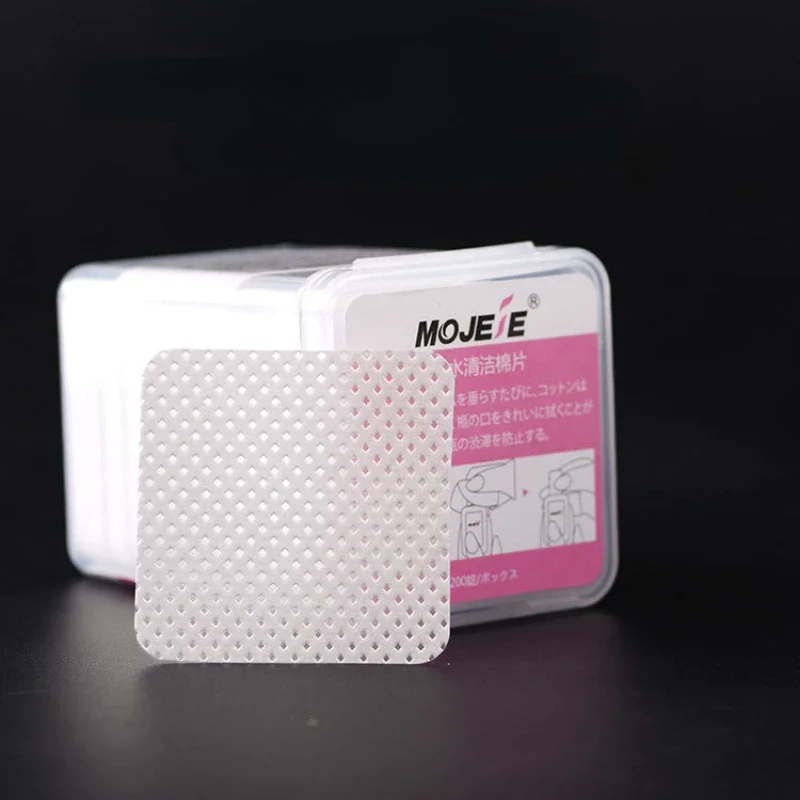 200 шт. салфетки для удаления клея с ресниц