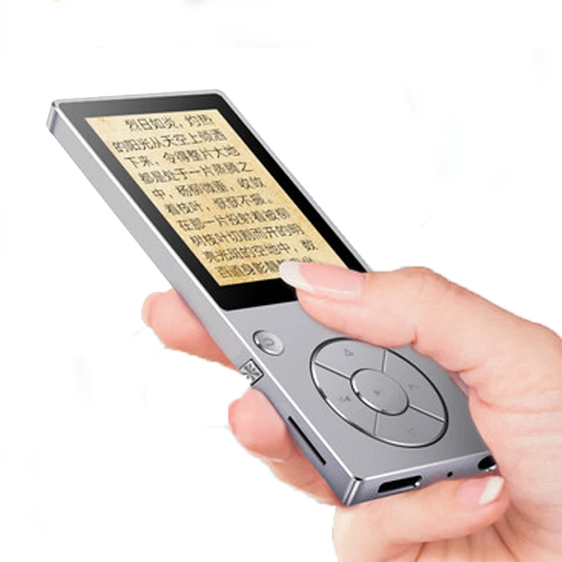 

New D11 Bluetooth MP3 Player Music Player 8GB Metal Music Player with Built-in Speaker FM Radio Support TF Card Free shipping