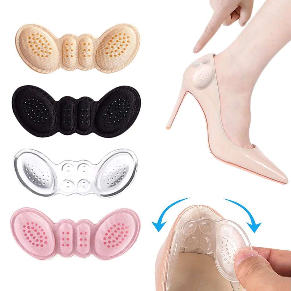 Silicone Insoles for Shoes Women High Heel Pad Adjust Size Heels Pads Liner Grips Protector Sticker Foot Care Insert Shoe Insole