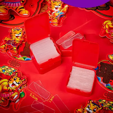 Прозрачный двухсторонний скотч PVB, 60 шт.