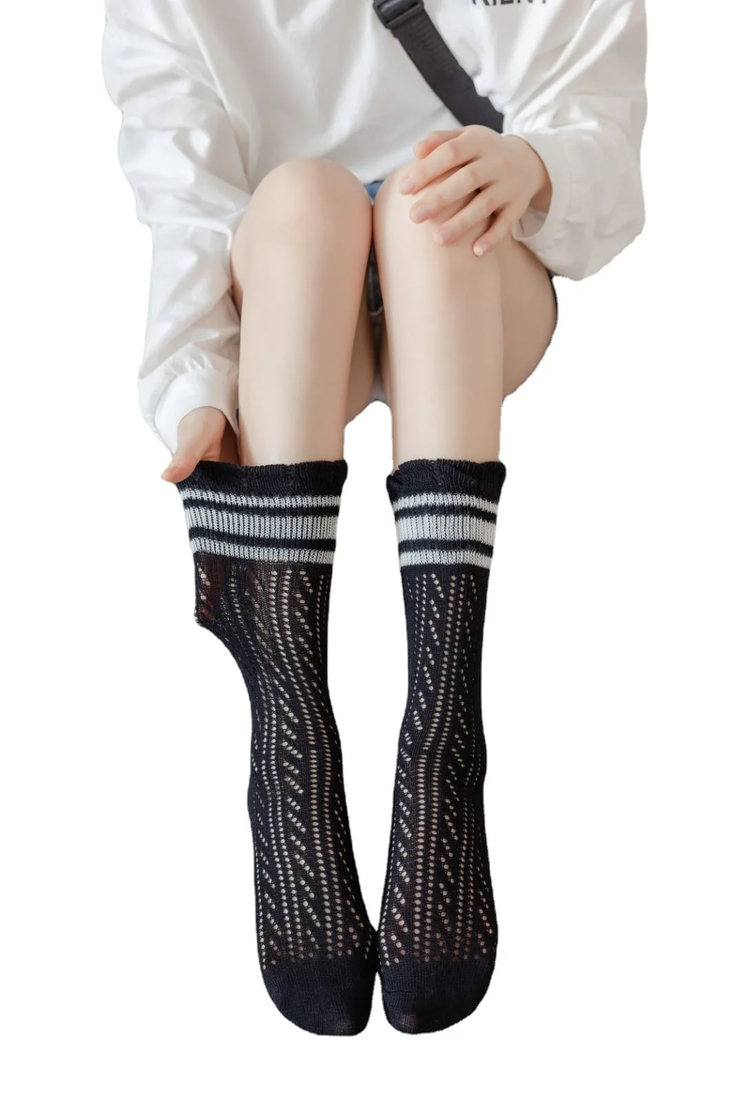 Sports Running Socks Sports Muscle Compression Socks Female Professional Fitness Running Jumping Rope Pressure Socks yoga