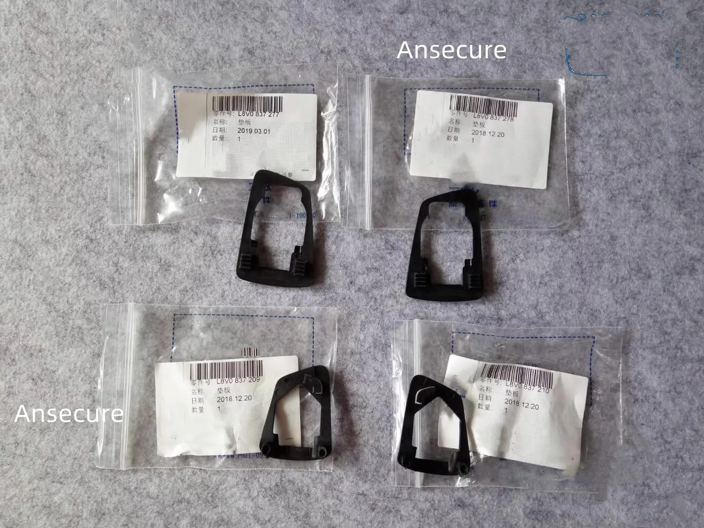 

Наружная прокладка подложки дверной ручки сиденья для Audi A3 8V Q2 TT TTS A1 8V0837209 8V0837210 8V0837277 8V0837278