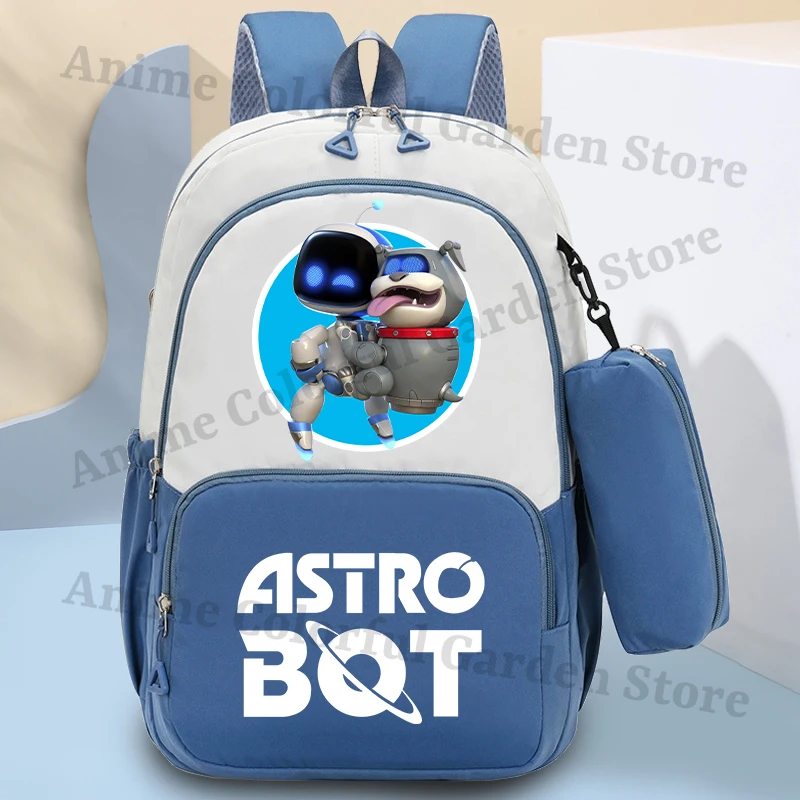 Фото Школьный рюкзак Astroboted с пеналом для учеников, модный аниме-рюкзак для мальчиков и девочек, для хранения книг и канцелярских принадлежностей, подарок №5