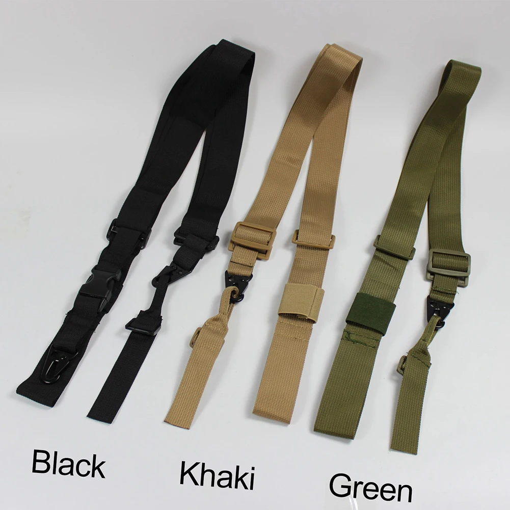 

Hunting Sling Strap Belt Hot Sale Long Adjustable Quick Release Length 63.5-107cm Tactical 3 Point Guns Strap Part Accessory
